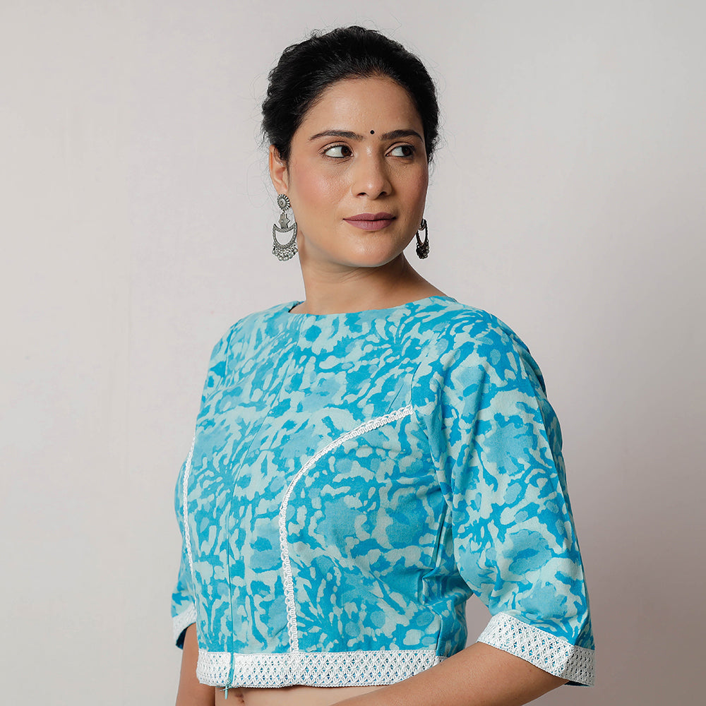 Bagru Stitched Blouse