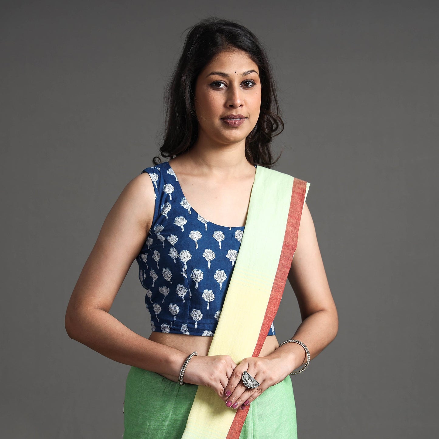 Bagru Stitched Blouse