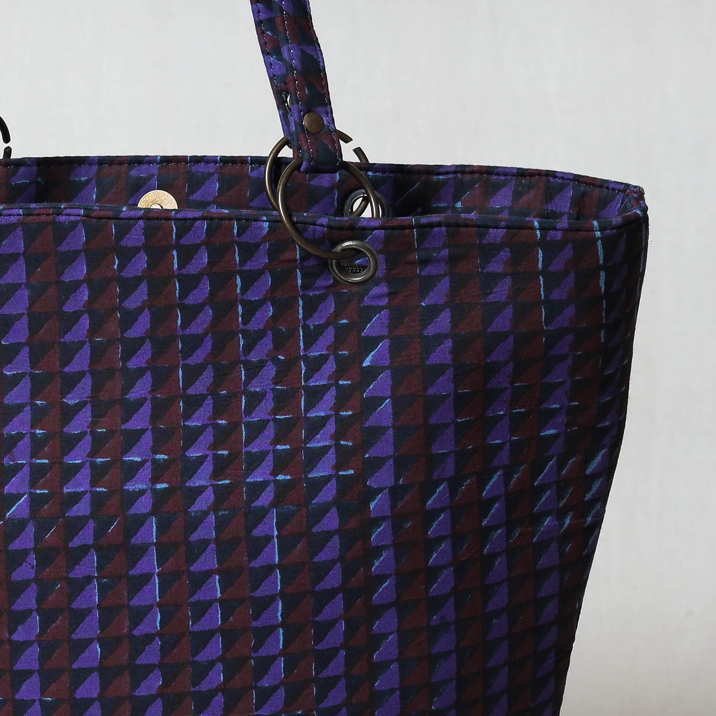 Bagru Block Printed Cotton Multicolor Shoulder Bag