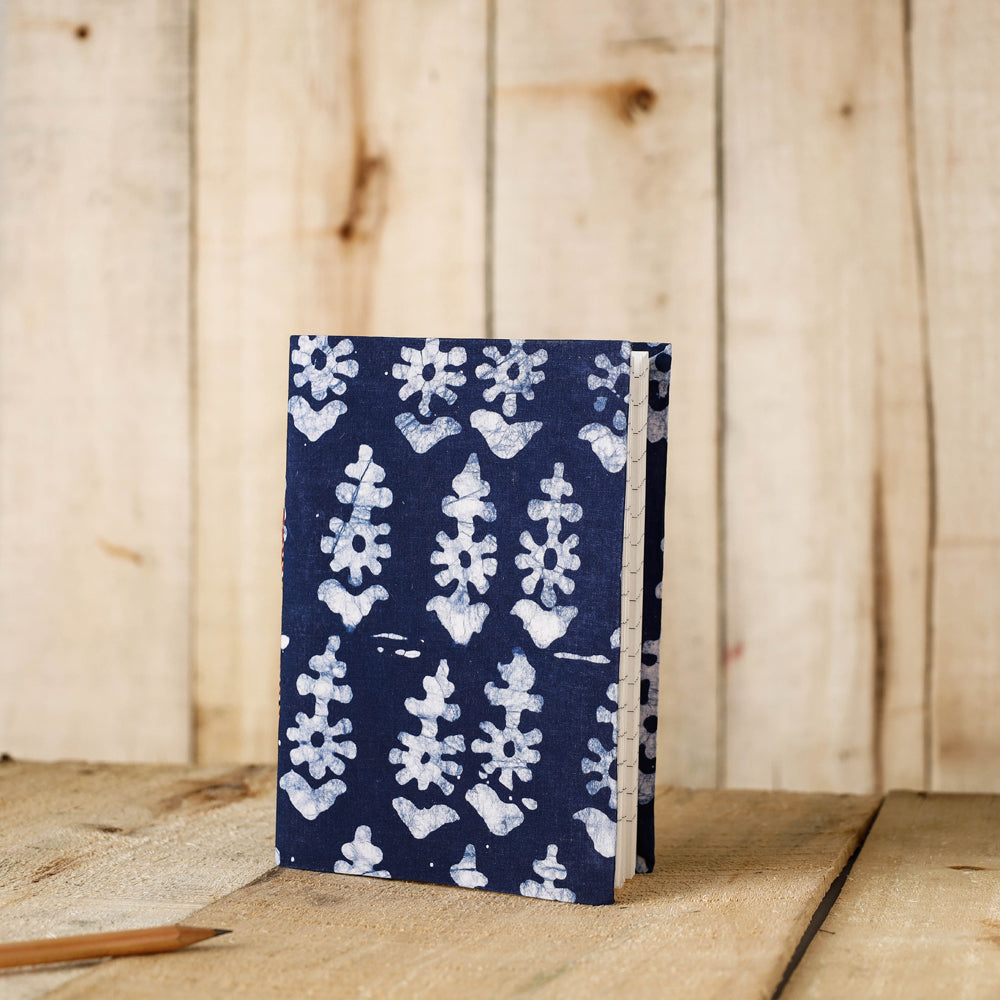 Batik Fabric Cover Handmade Paper Notebook Online in India