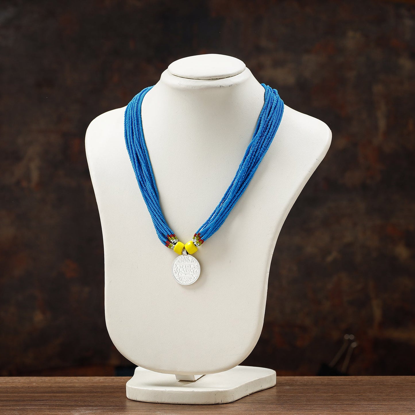 Bead & Coin Work Handmade Baiga Tribal Necklace Online at iTokri.com