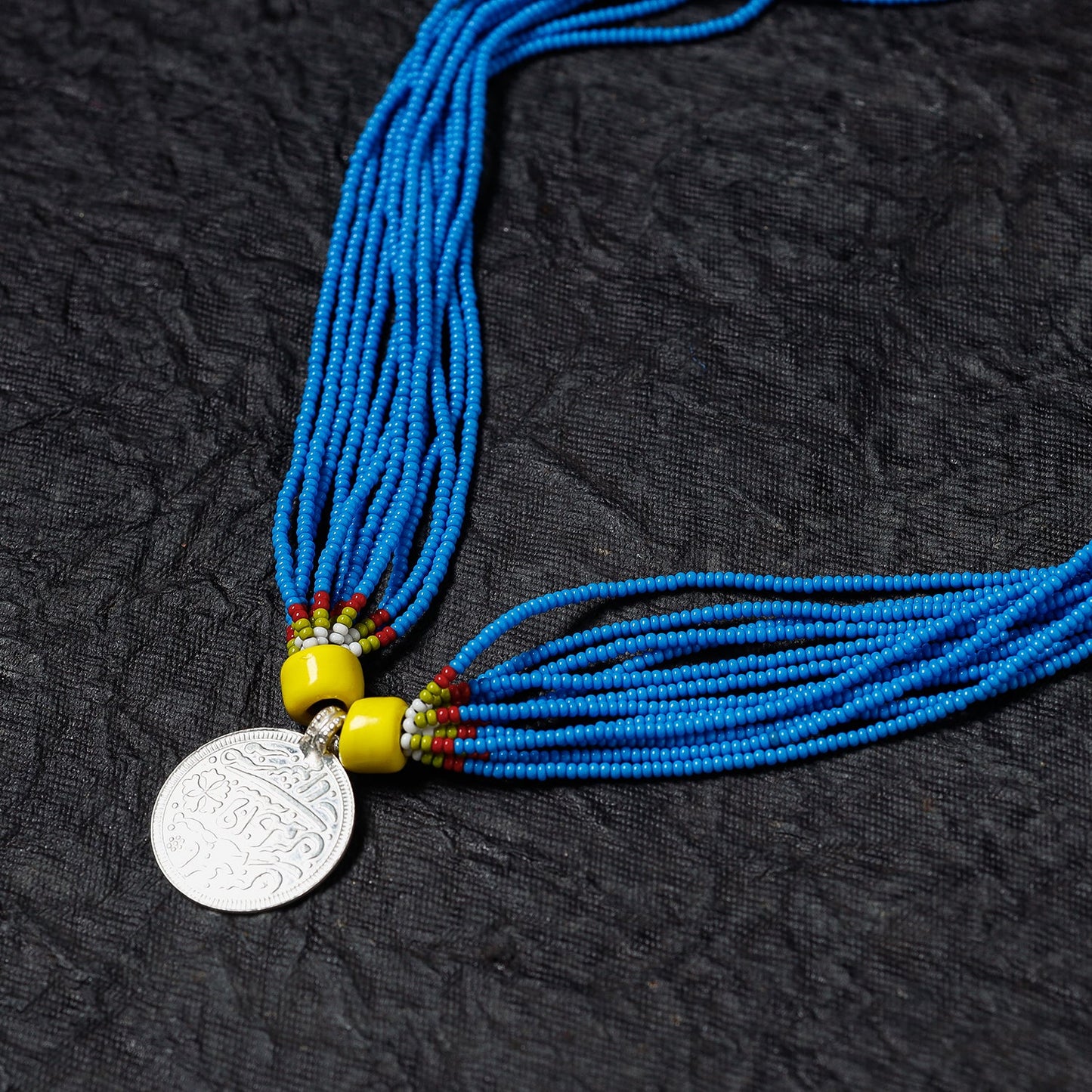 Bead & Coin Work Handmade Baiga Tribal Necklace Online at iTokri.com