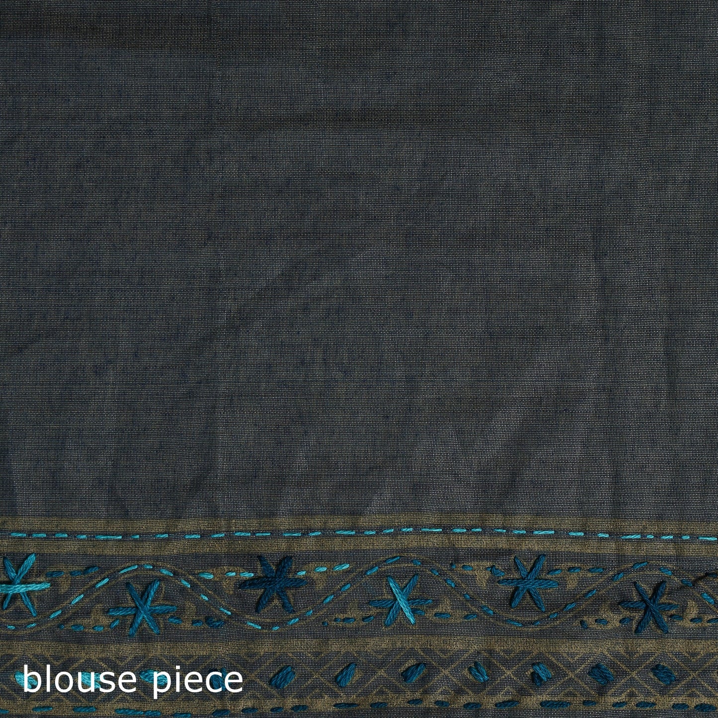 Bengal kantha hand embroidery silk cotton chapa work saree