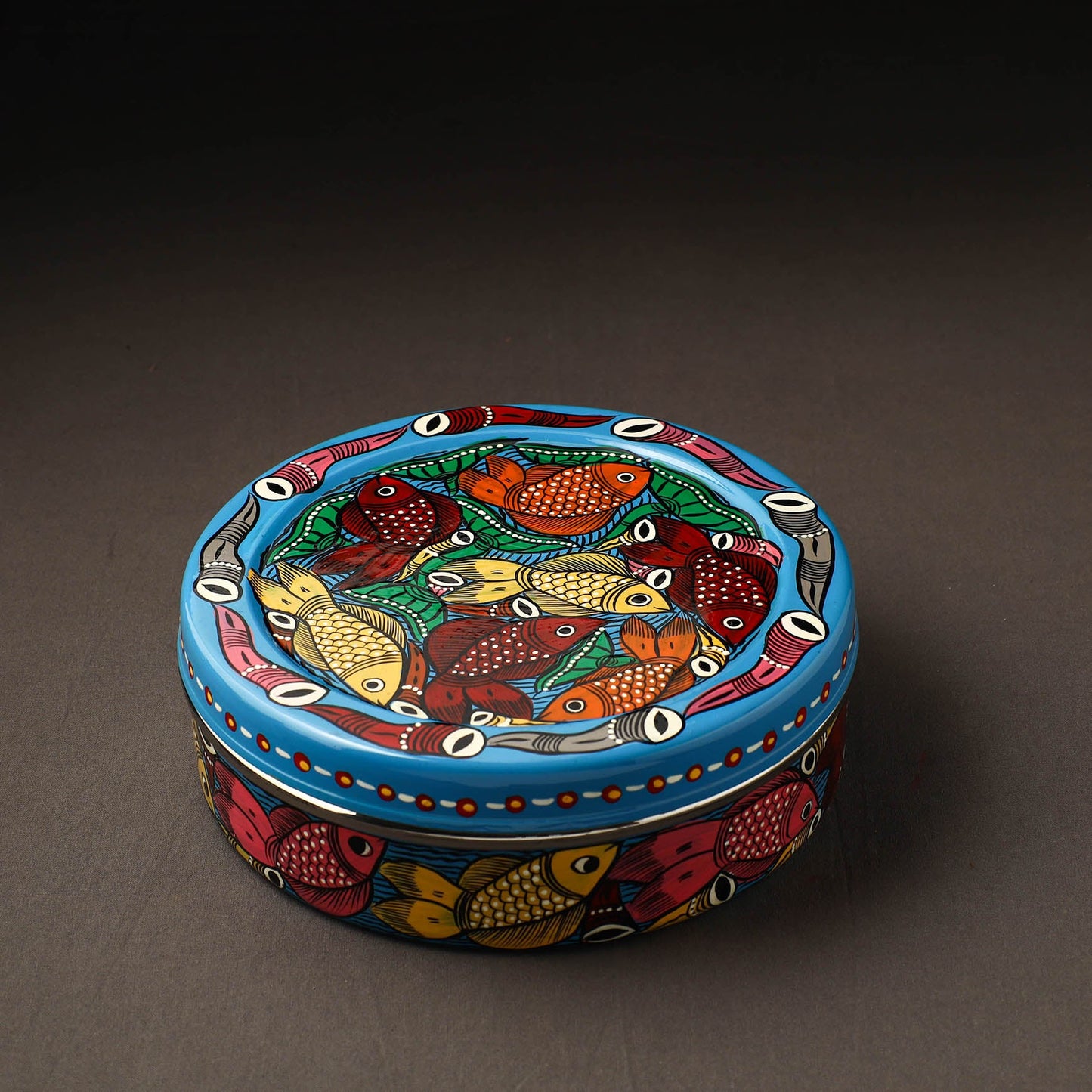 Bengal Patua Handpainted Stainless Steel Casserole