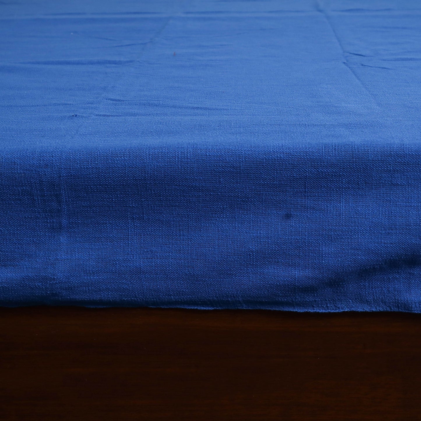 Bijnor pure handloom cotton double bed sheet (108 x 90 in)