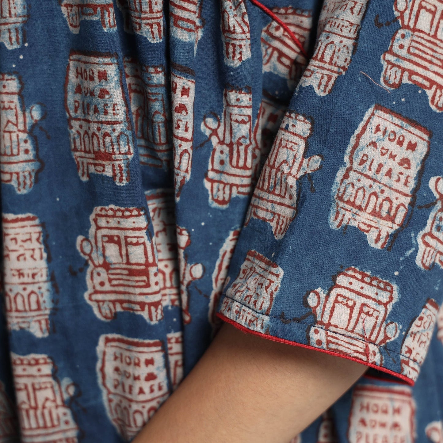 Bindaas Art Block Printed Cotton Dress