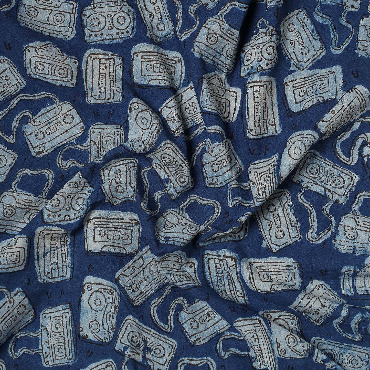 Bindaas Art Block Printed Cotton Precut Fabric Online l iTokri.com