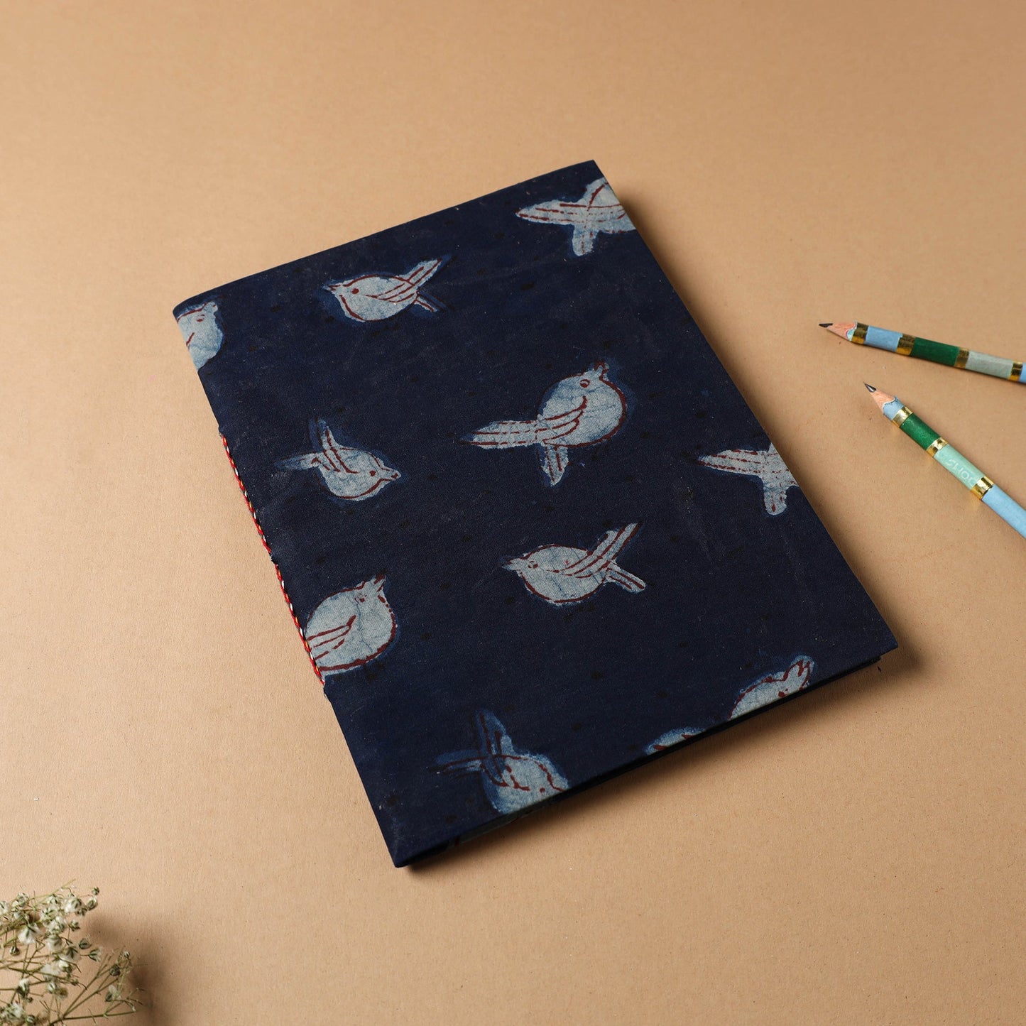 Bindaas Fabric Cover Handmade Paper Notebook