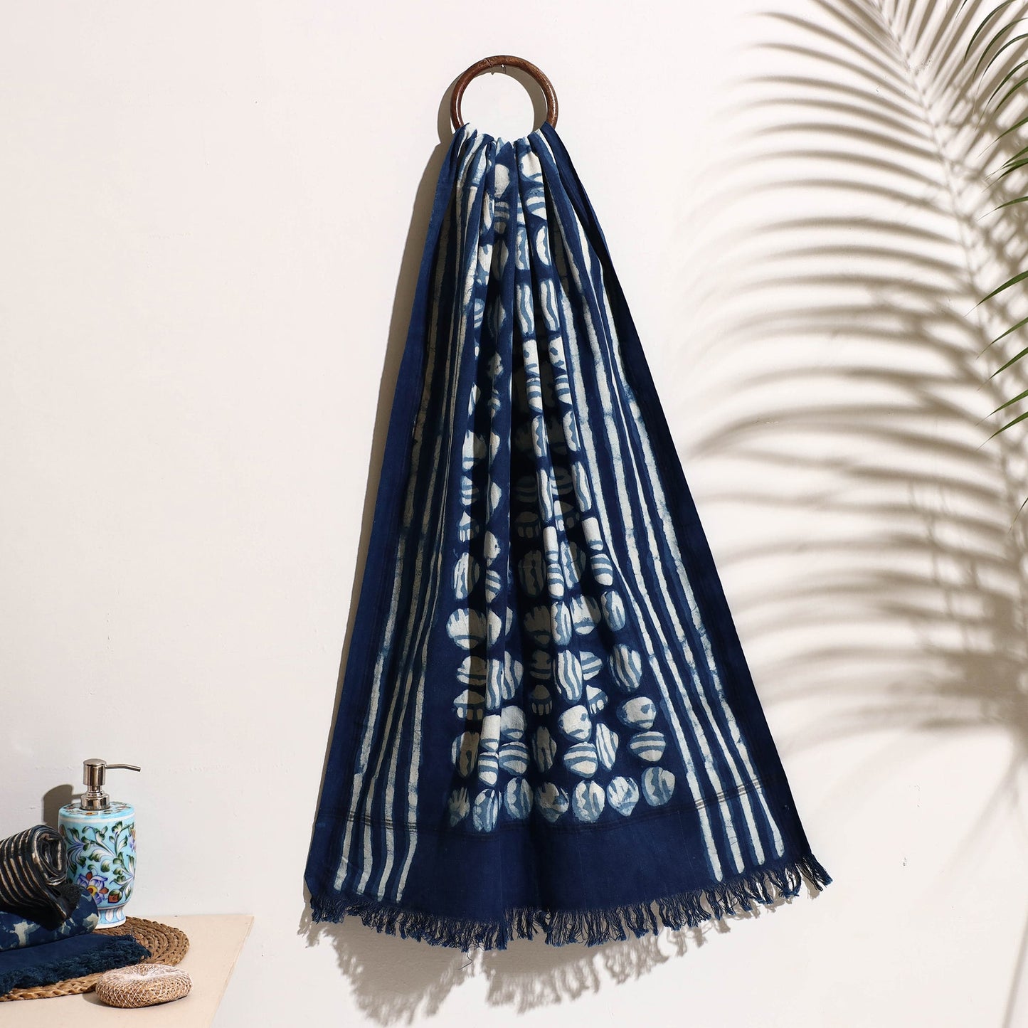 Bindaas Block Printed Handloom Cotton Towel