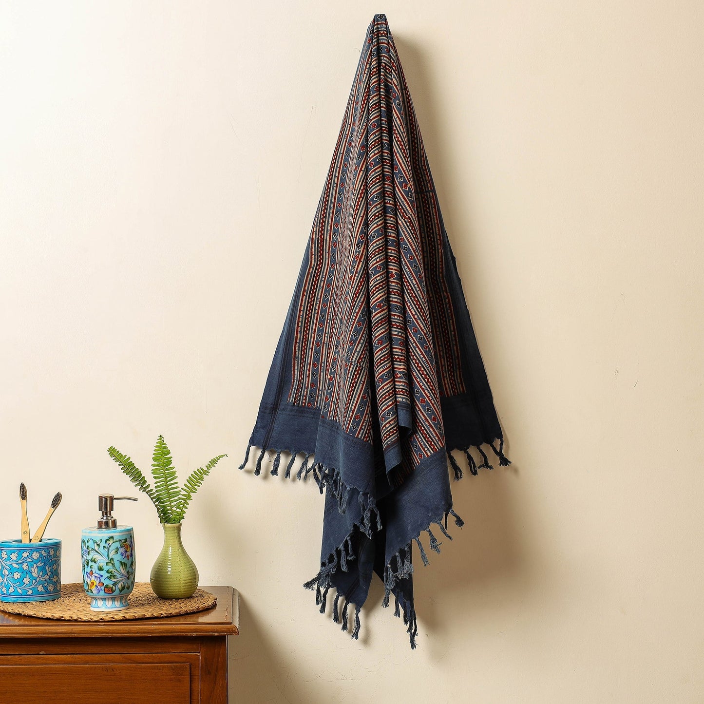 printed cotton towel