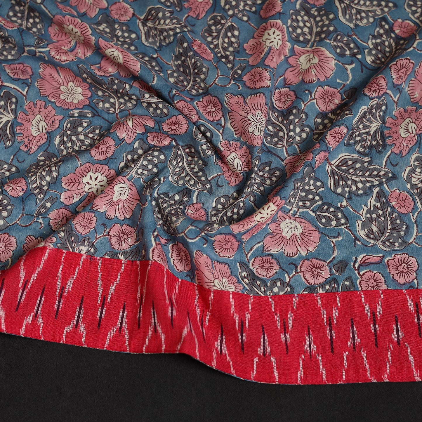 Block print cotton sanganeri blouse piece 20 - handcrafted