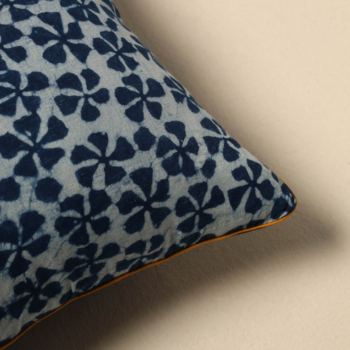 Indigo bagru cushion cover 17 - handcrafted