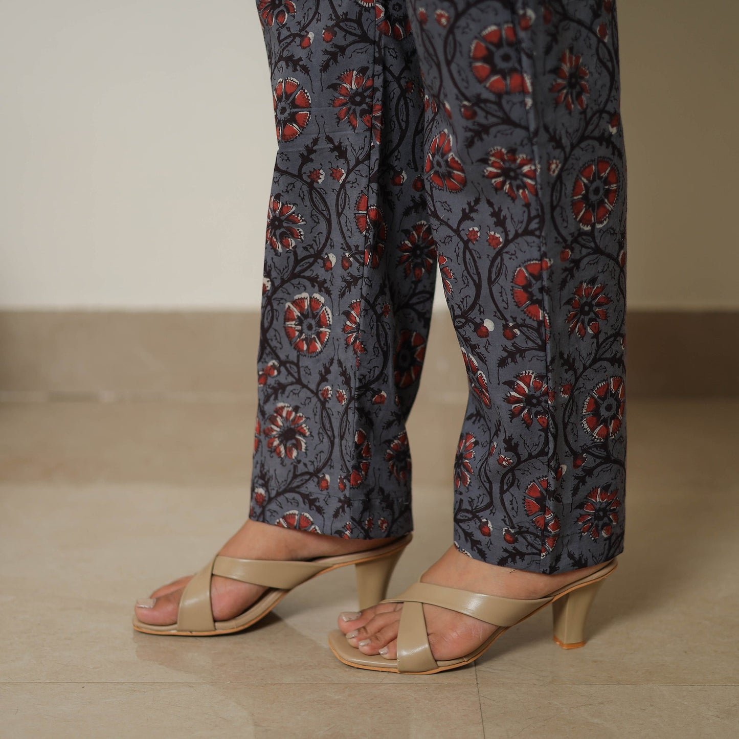 Buy Blue Block Print Cotton Bagru Co-Ord Set