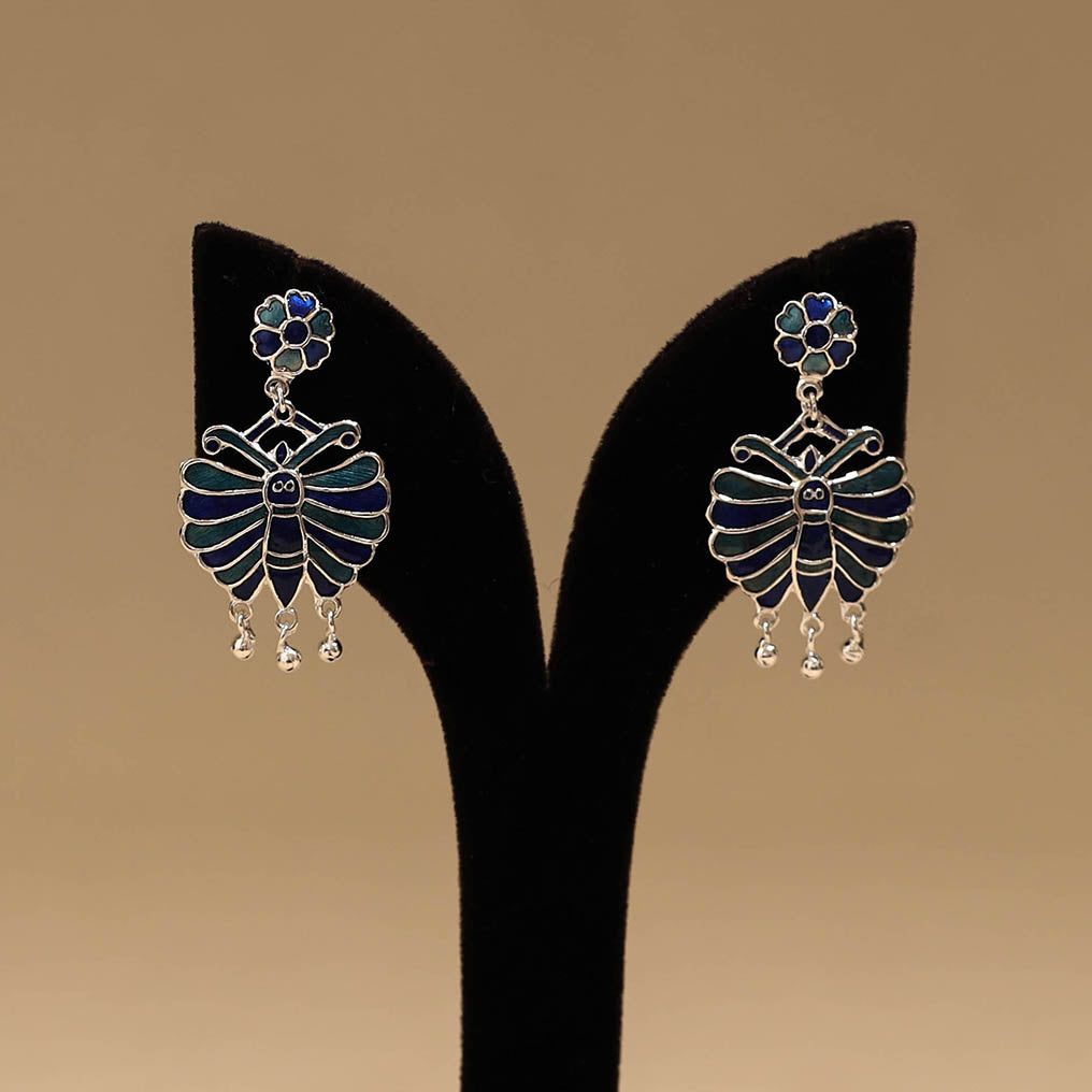 Butterfly - handcrafted paka meenakari earrings 103