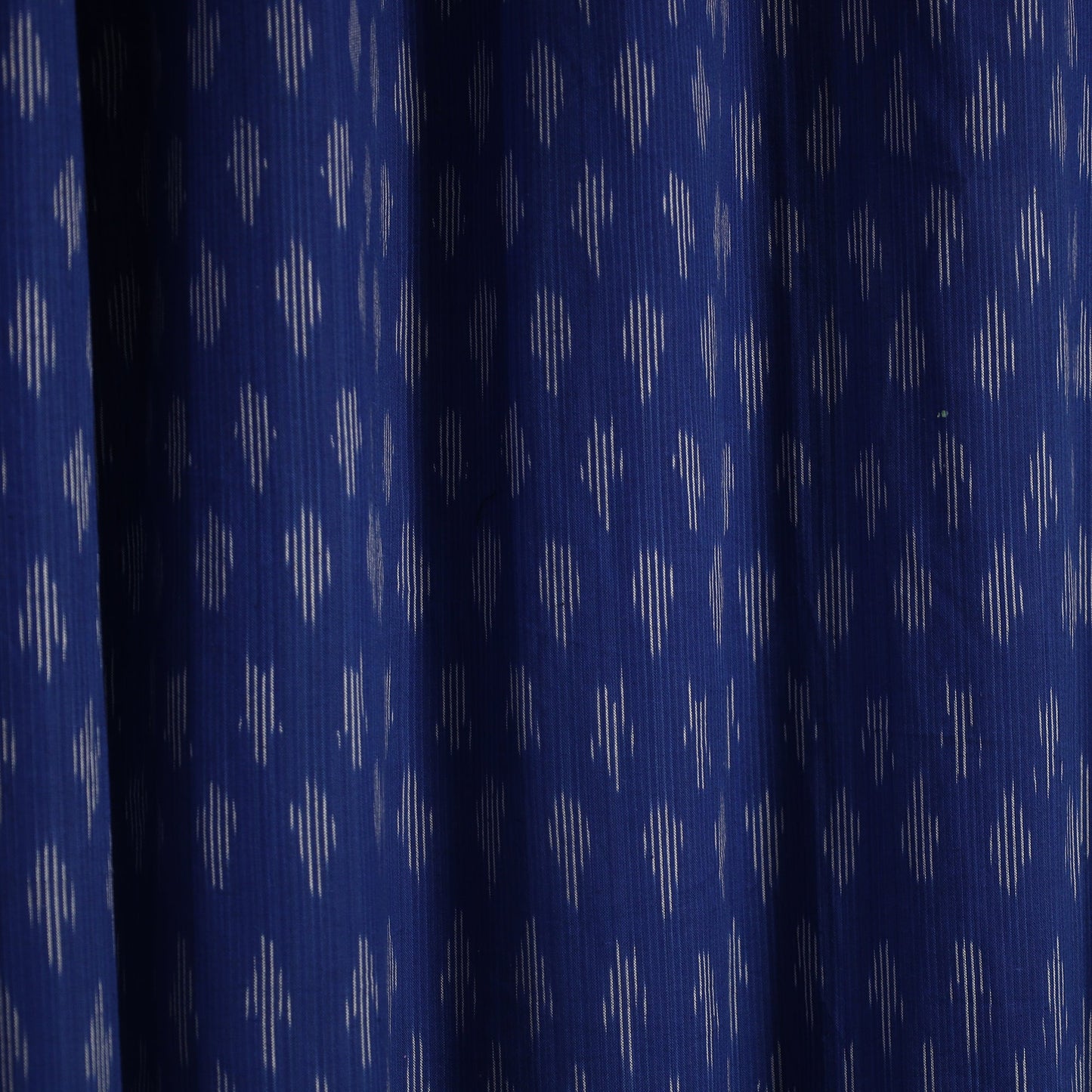 Buy Cotton Door Blue Pochampally Ikat Curtain