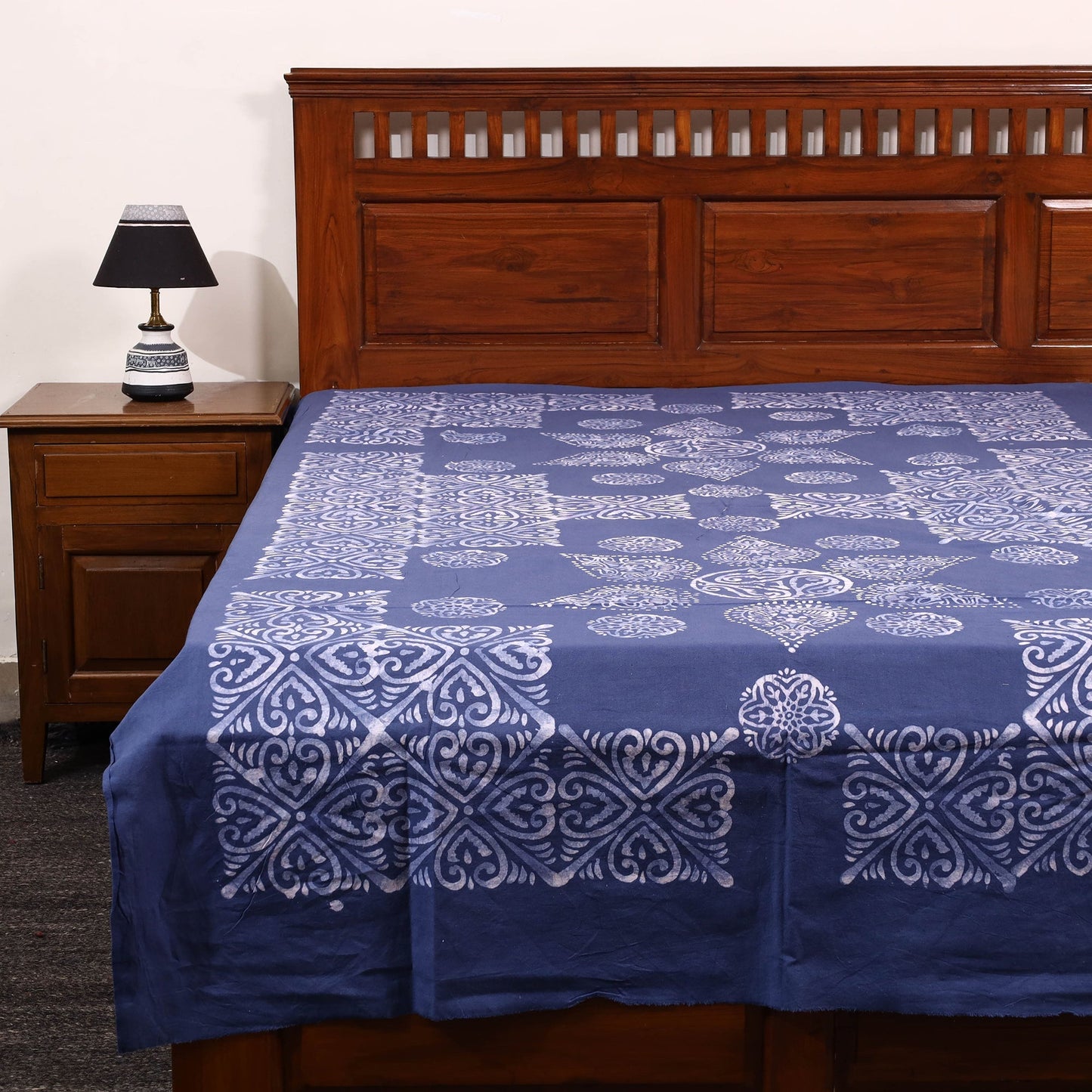 Hand Batik Print Bed Sheet
