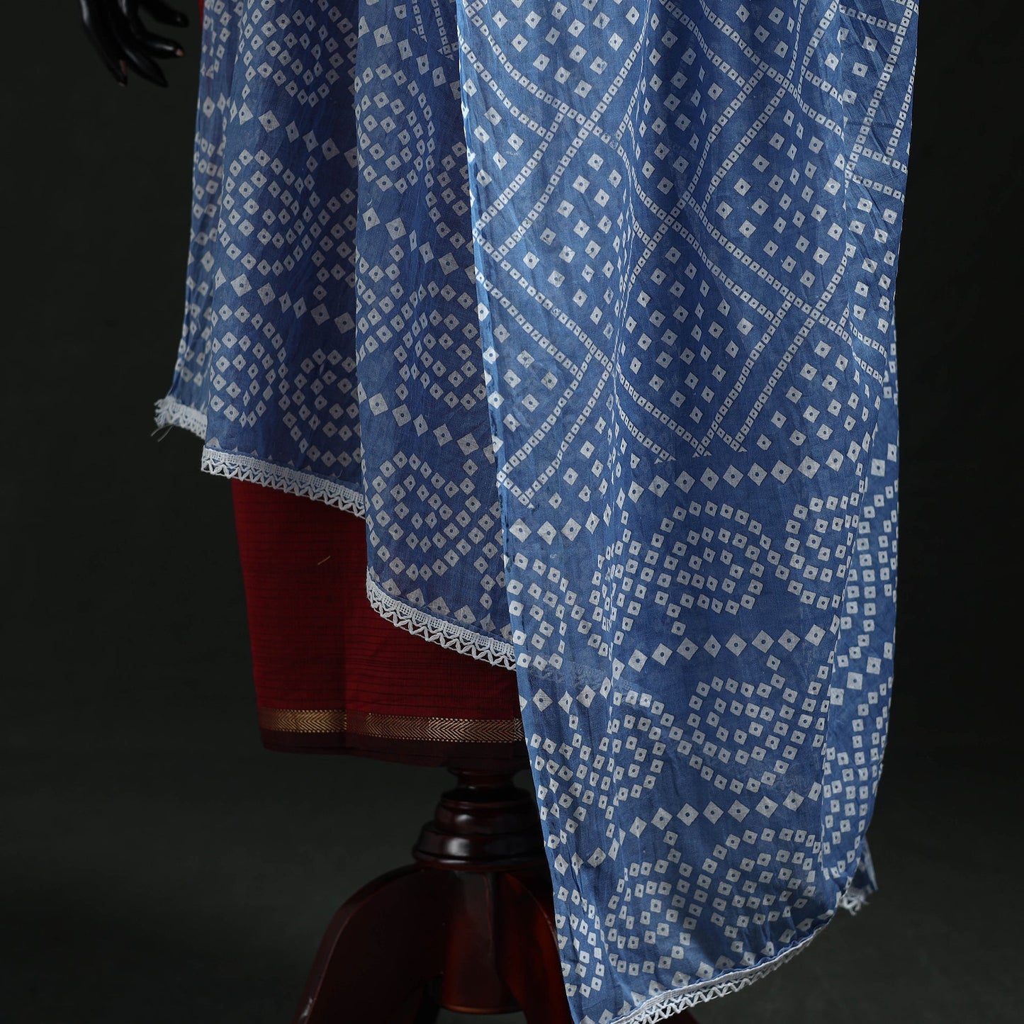 Cotton jaipur printed dupatta 56 - handcrafted