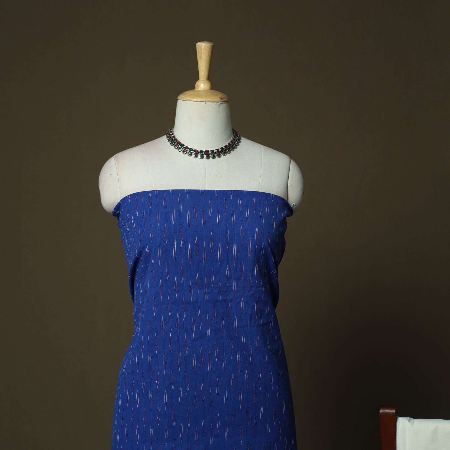 Handloom cotton pochampally ikat 3pc unstitched dress