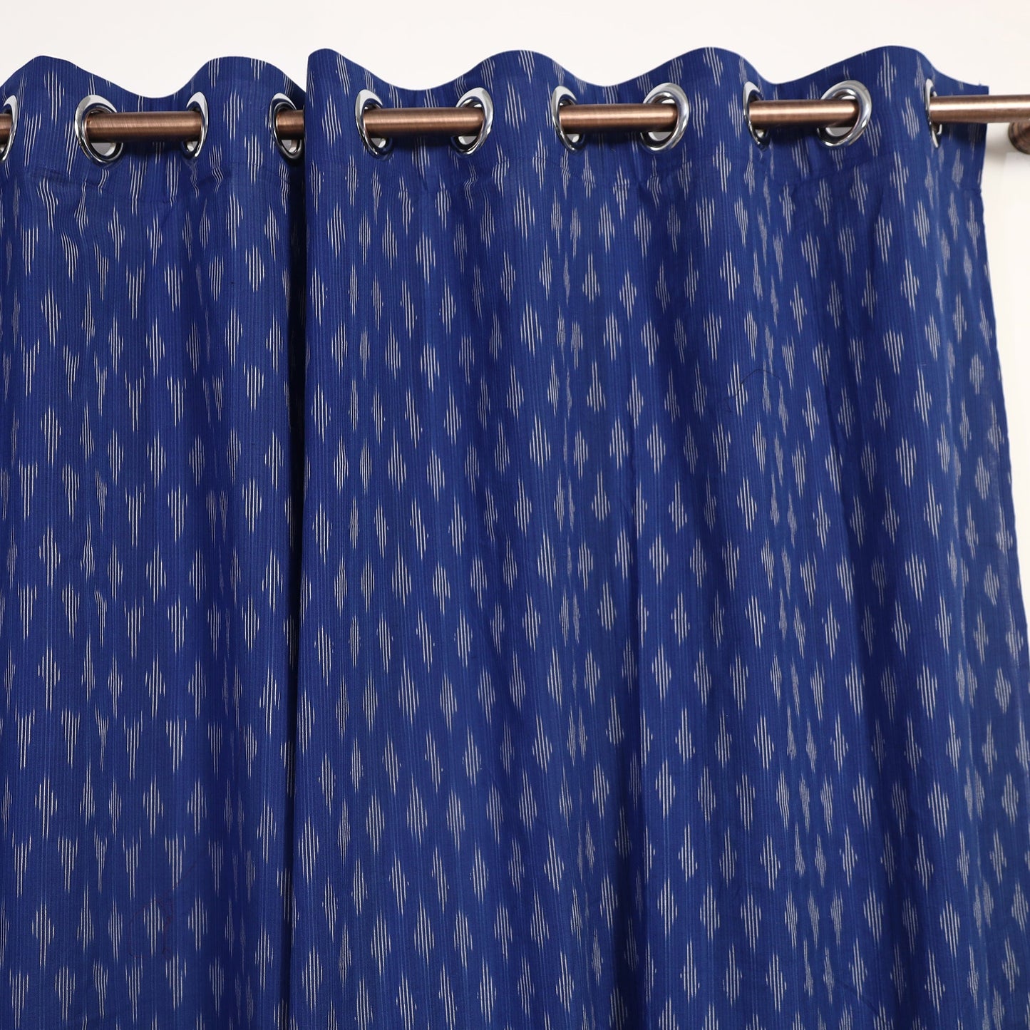 Buy Cotton Window Blue Pochampally Ikat Curtain