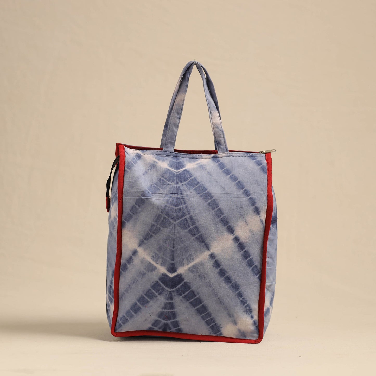 Blue Eco-Friendly Handmade Cotton Handbag for Women