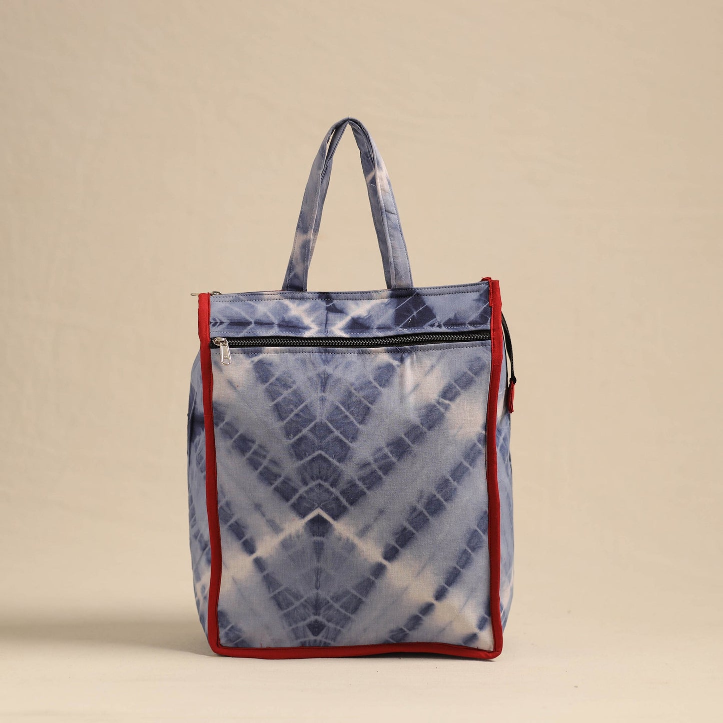 Blue Eco-Friendly Handmade Cotton Handbag for Women