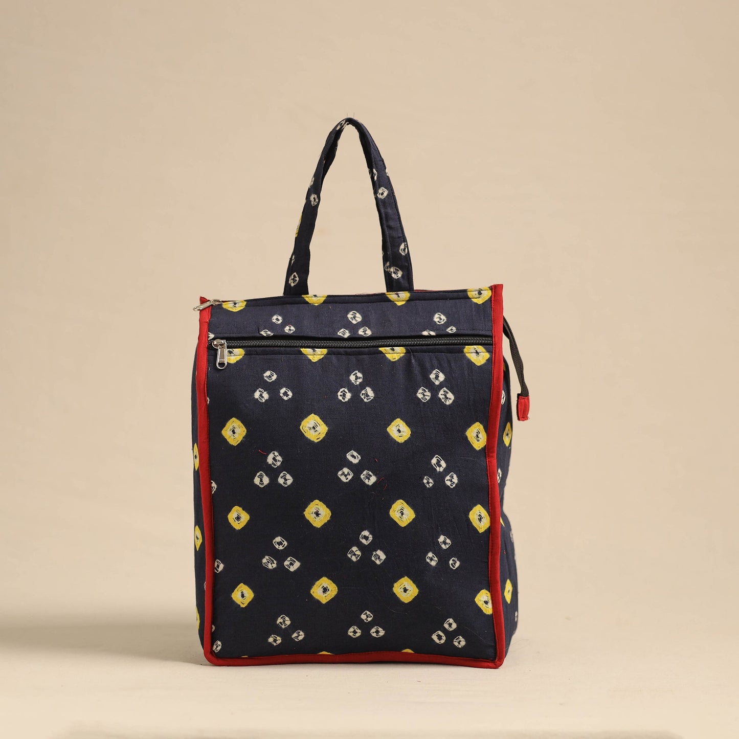 Blue Eco-Friendly Handmade Cotton Handbag for Women
