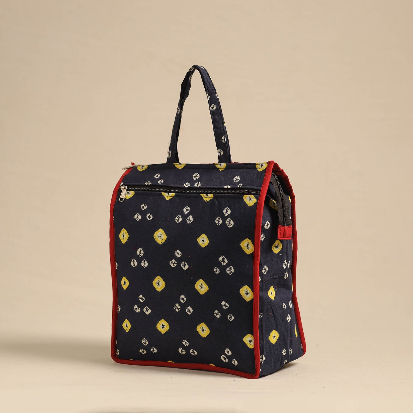 Blue Eco-Friendly Handmade Cotton Handbag for Women