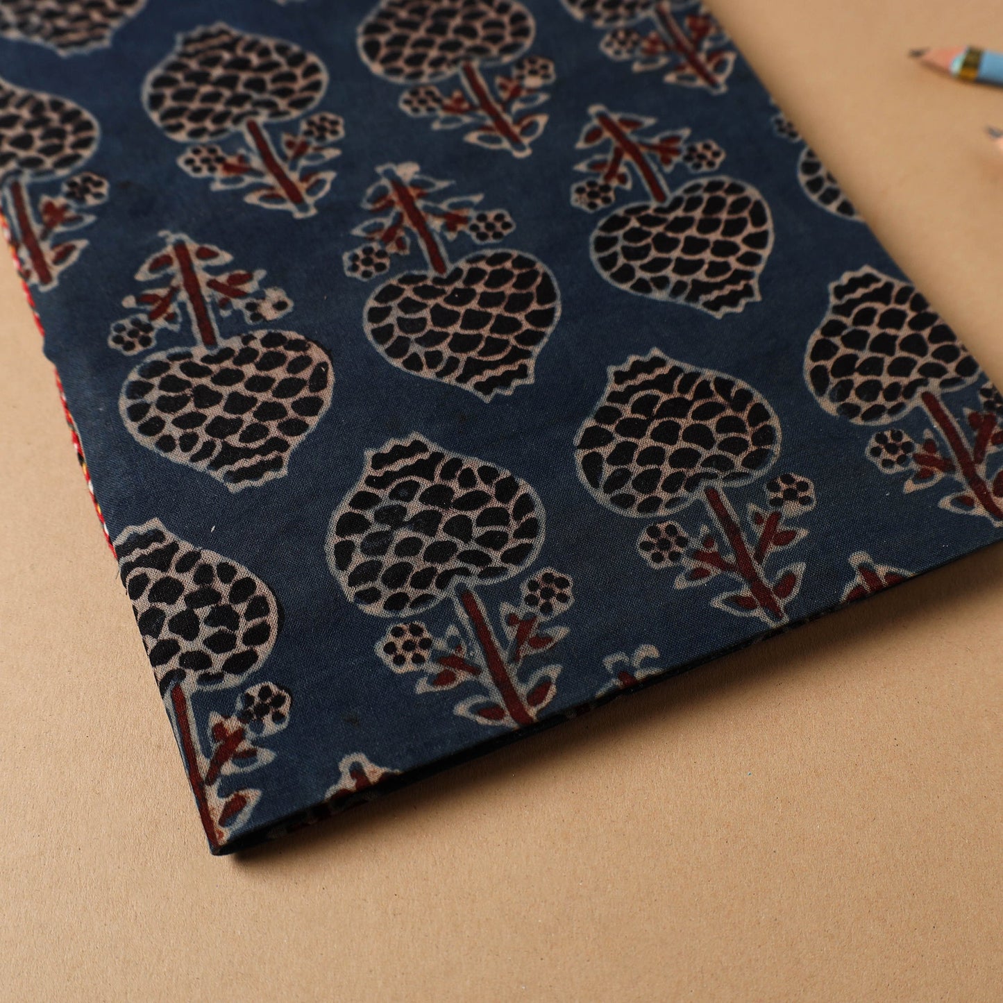 Ajrakh Fabric Cover Handmade Paper Notebook