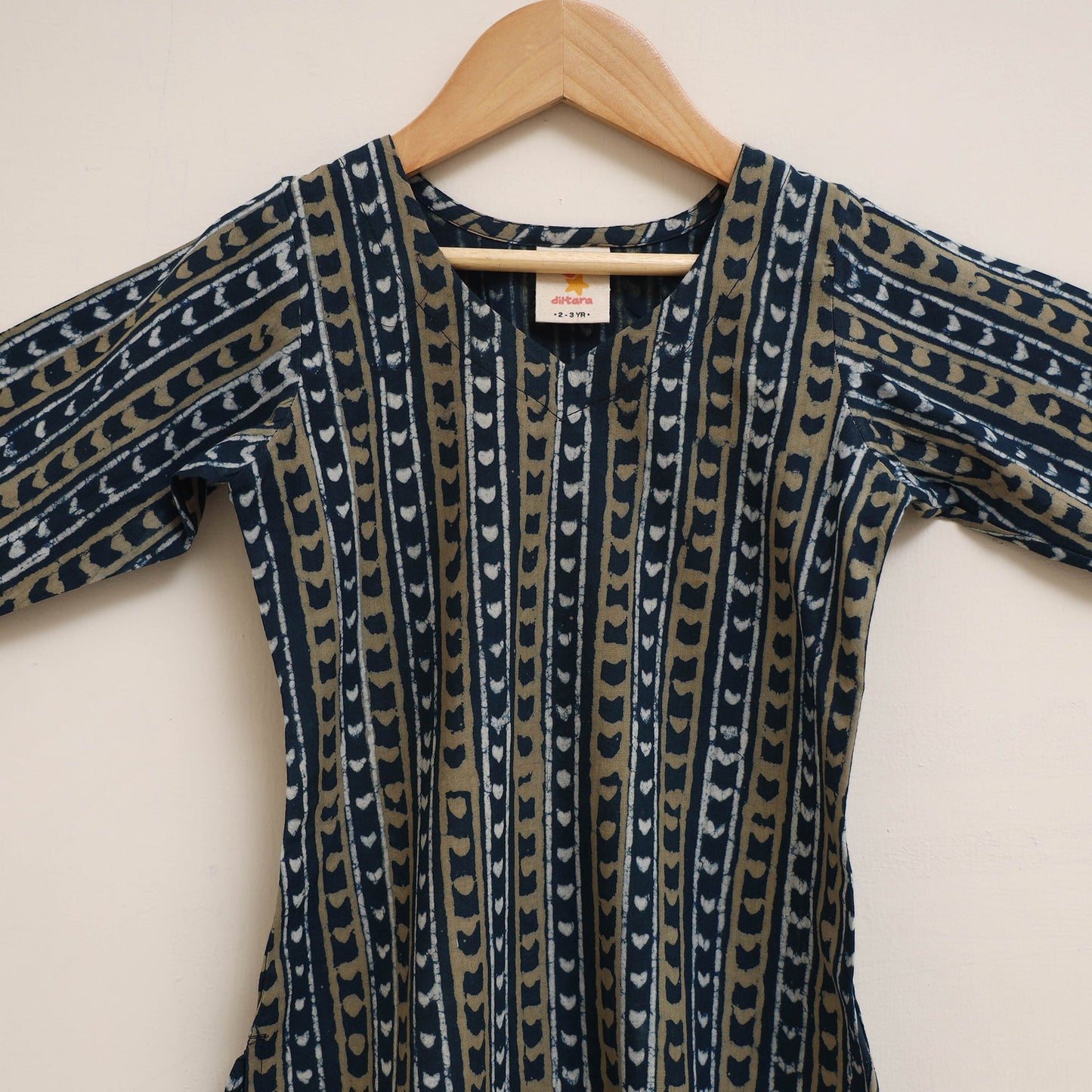 Girls akola pure cotton kurta set (2-6 years) 20