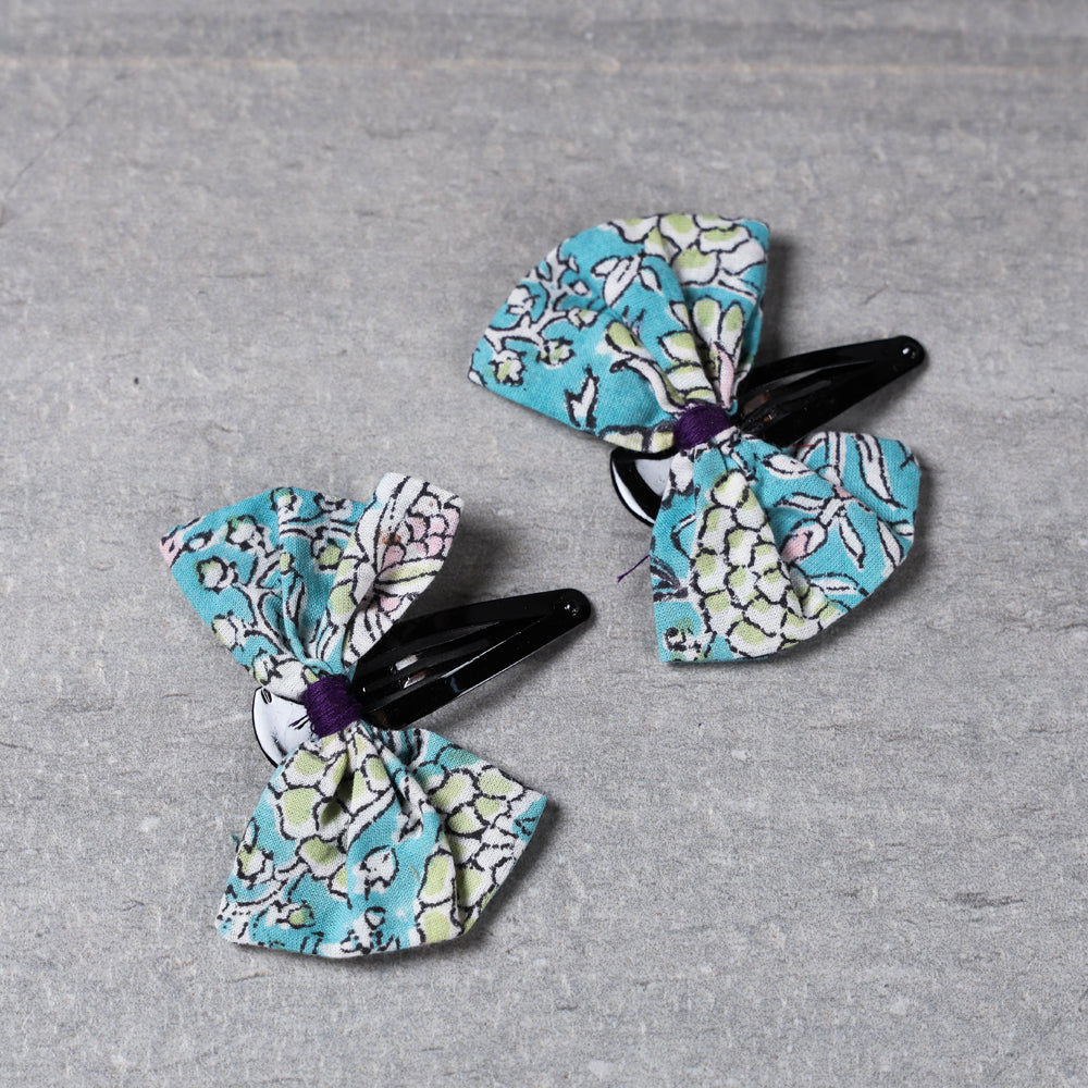 Handmade Gulmohar Flower Tik-Tok Hair Clip (Set of 2) Online l iTokri.com