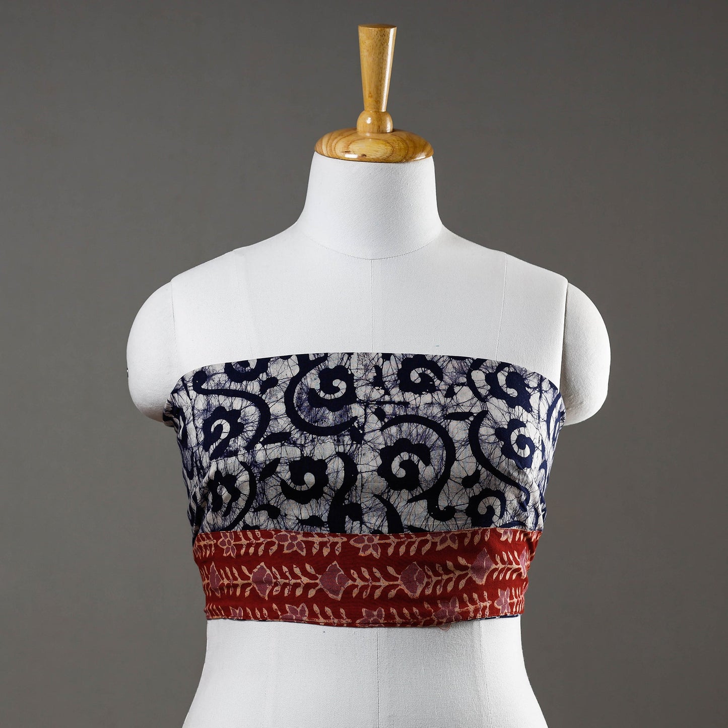 Block Printed Blouse Piece