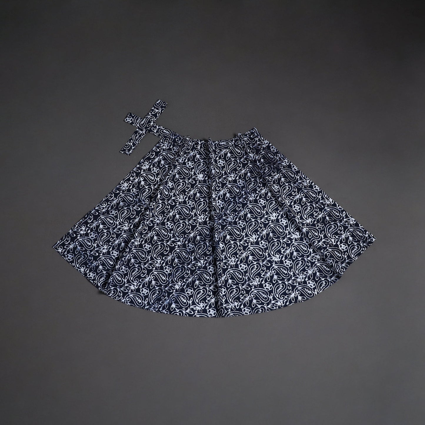 Hand batik cotton wrap around skirt 90 - handcrafted