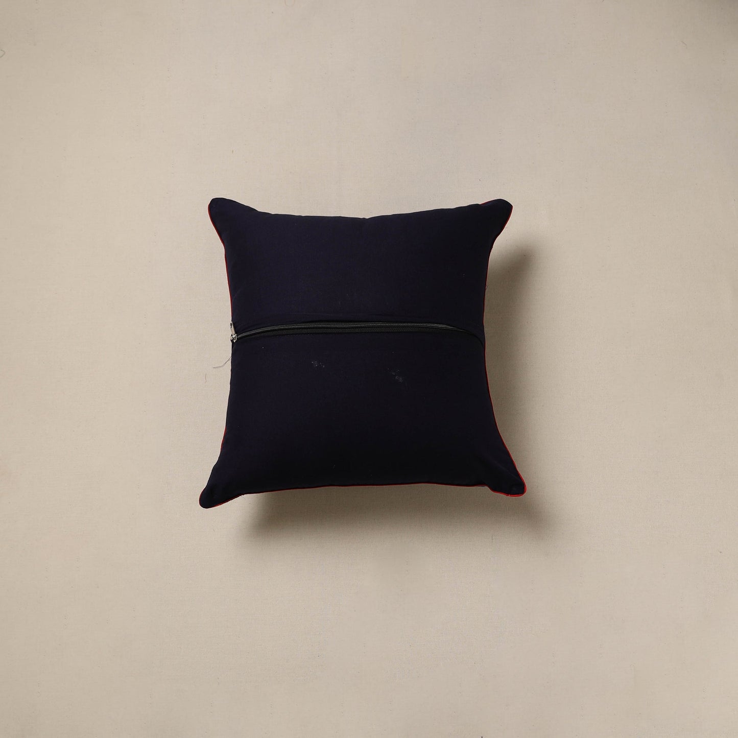 Hand indigo bagru cushion cover 60 - handcrafted