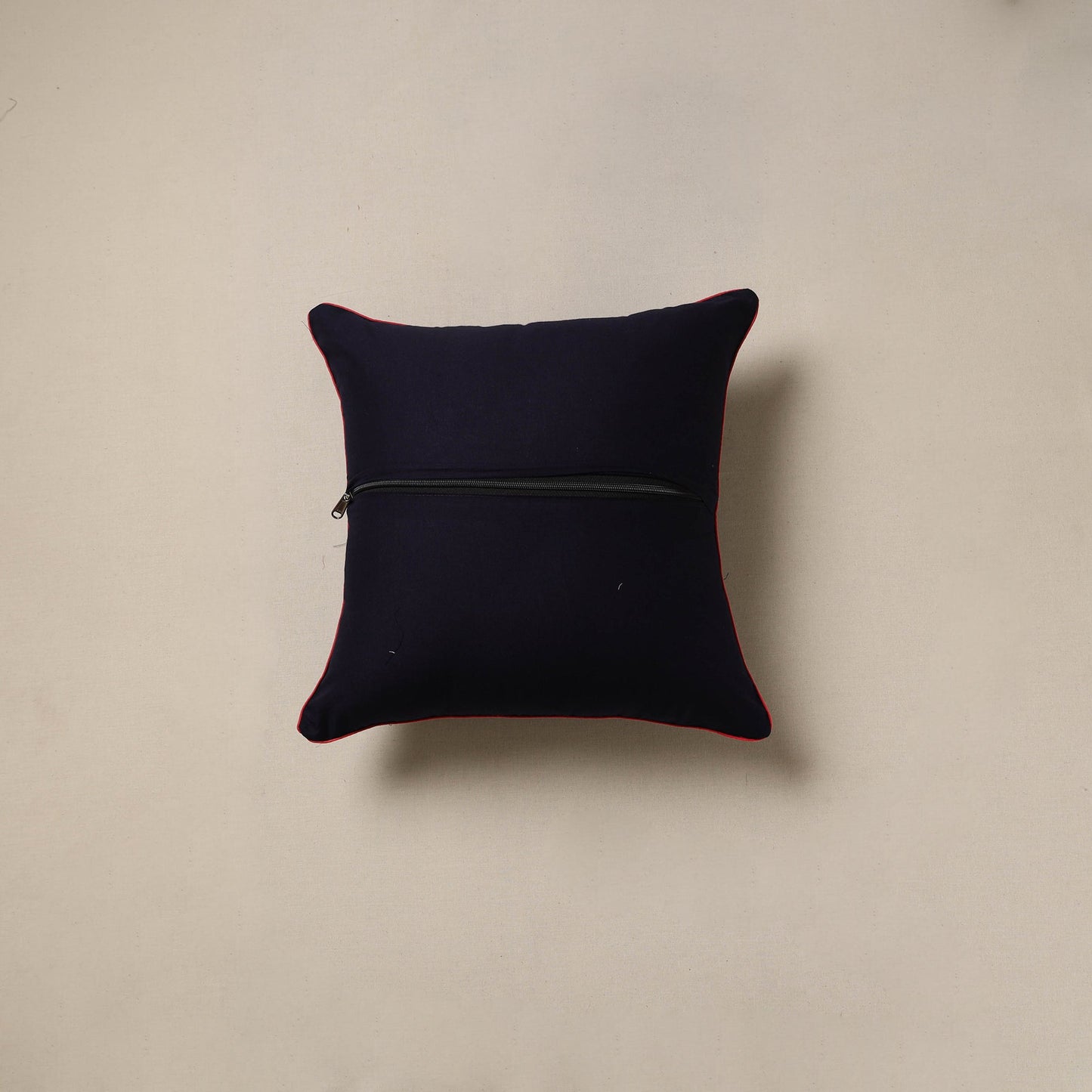 Hand indigo bagru cushion cover 62 - handcrafted