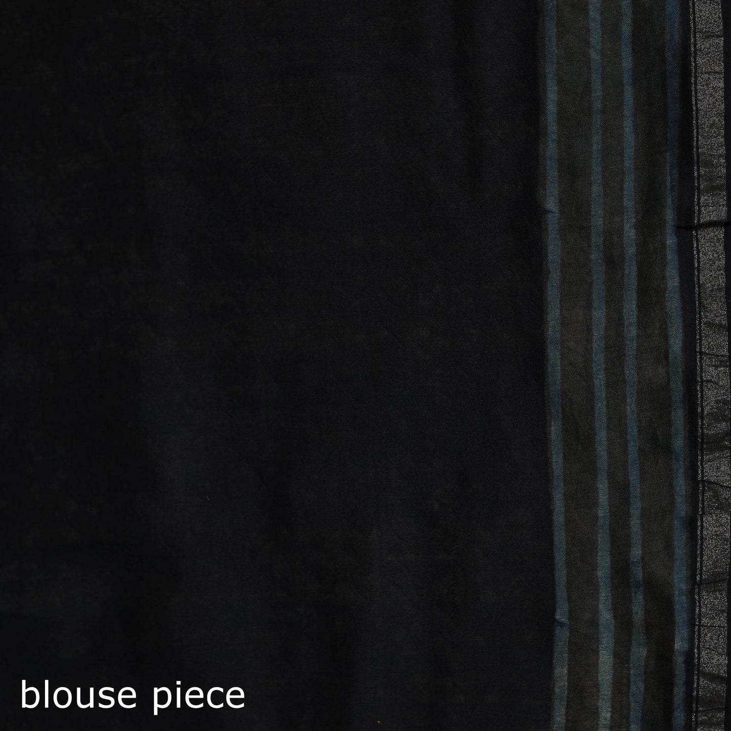 Hand block print natural dyed chanderi silk akola saree 33