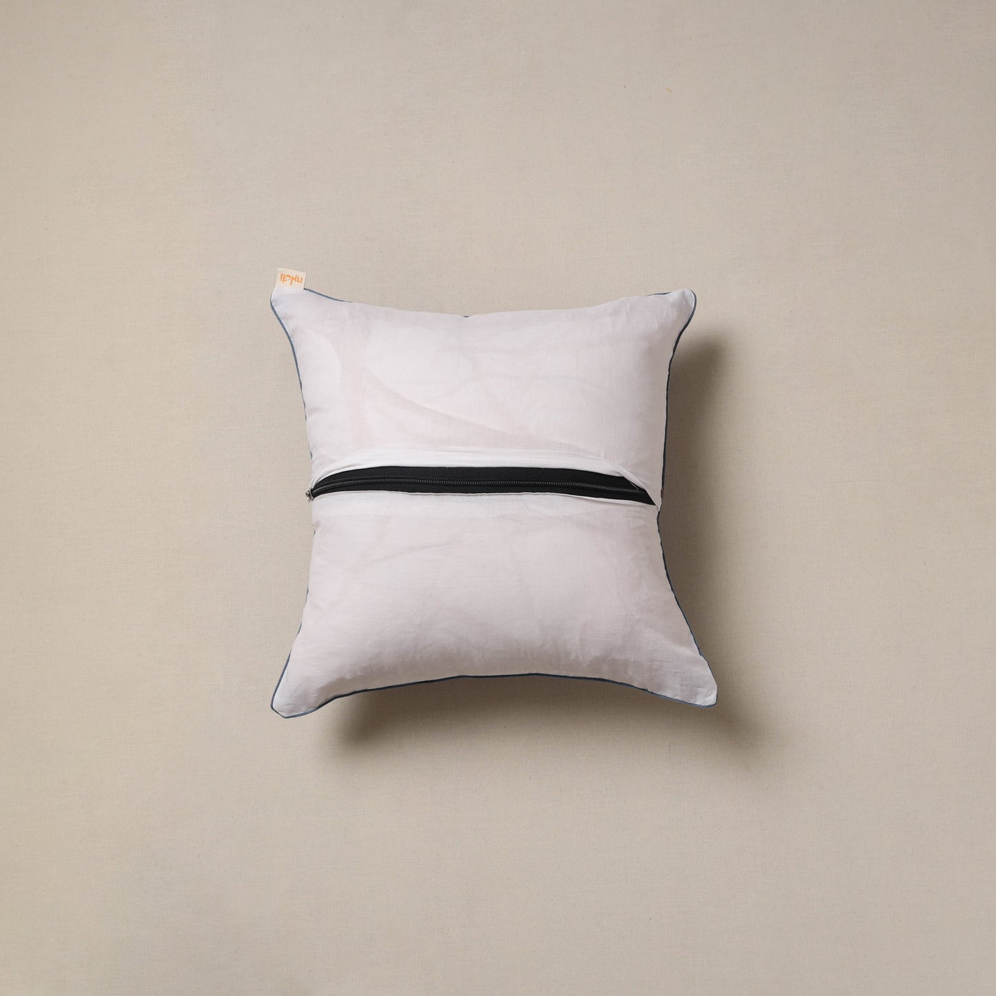 Hand sanganeri cushion cover 08 - handcrafted