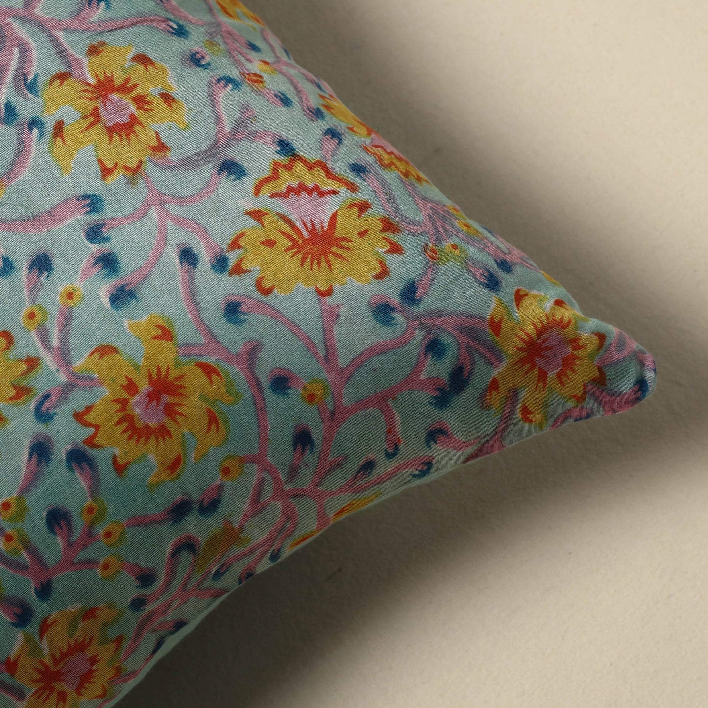 Sanganeri cushion cover 35 - handcrafted