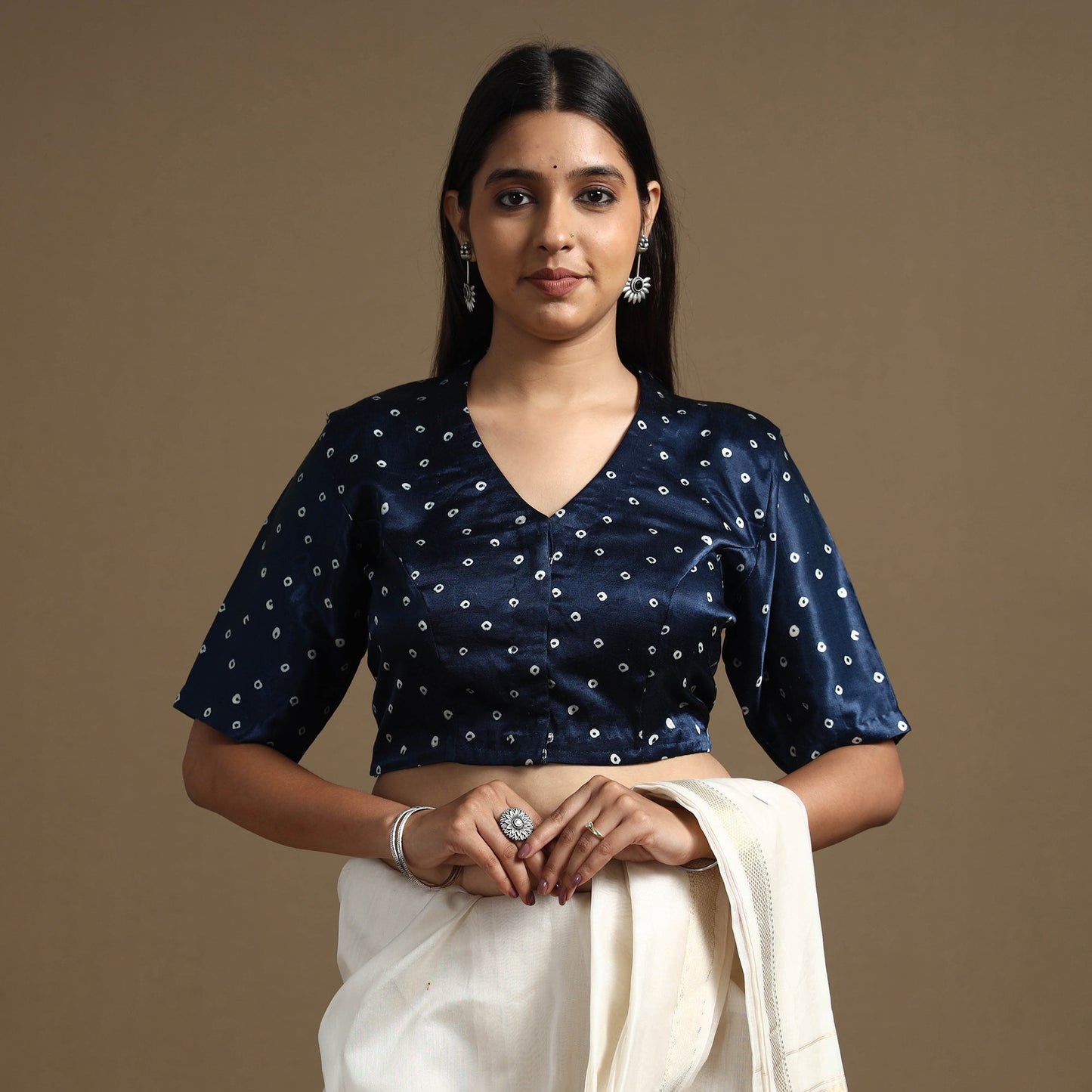 Block Print Stitched Blouse