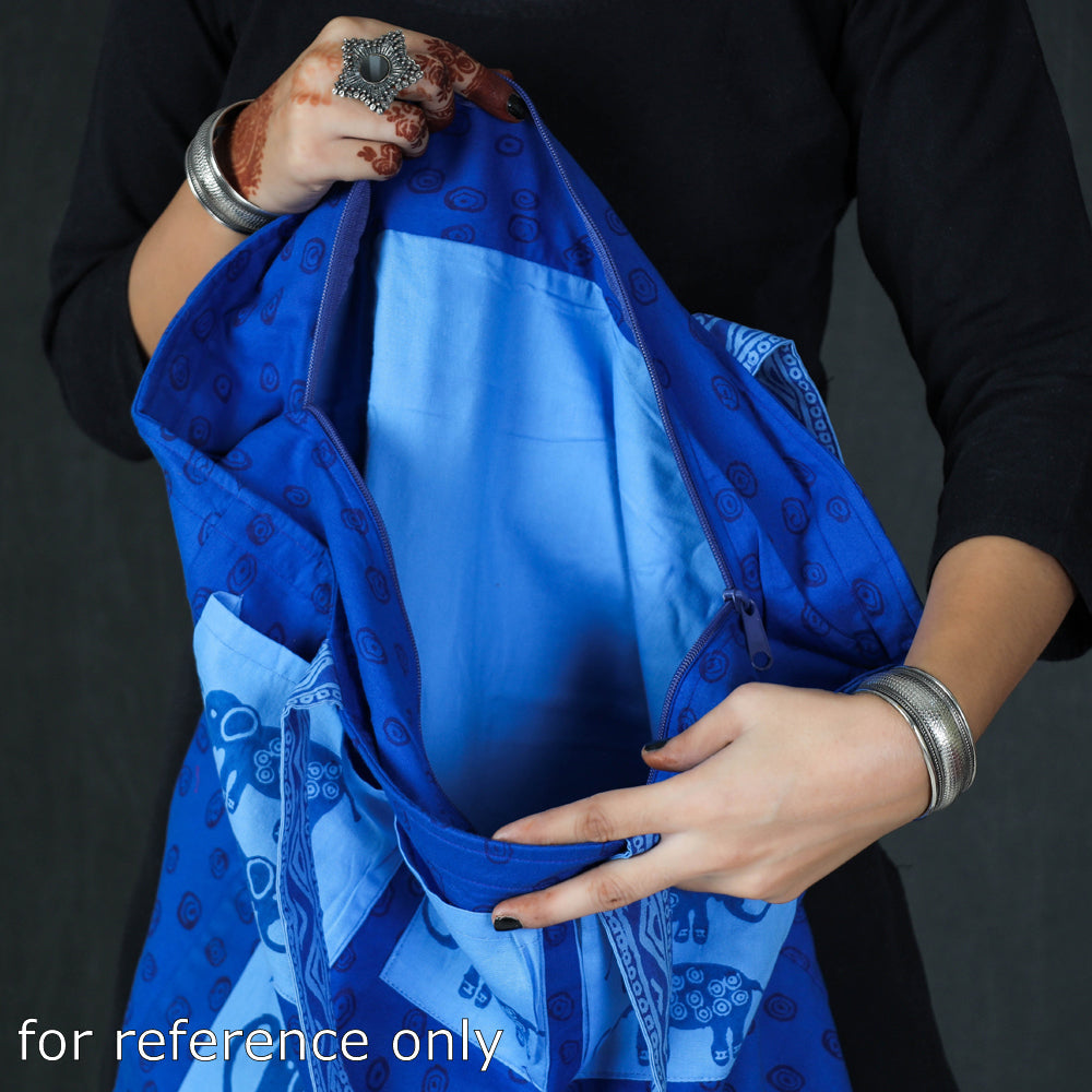 Hand Block Print Cotton Shoulder Bag