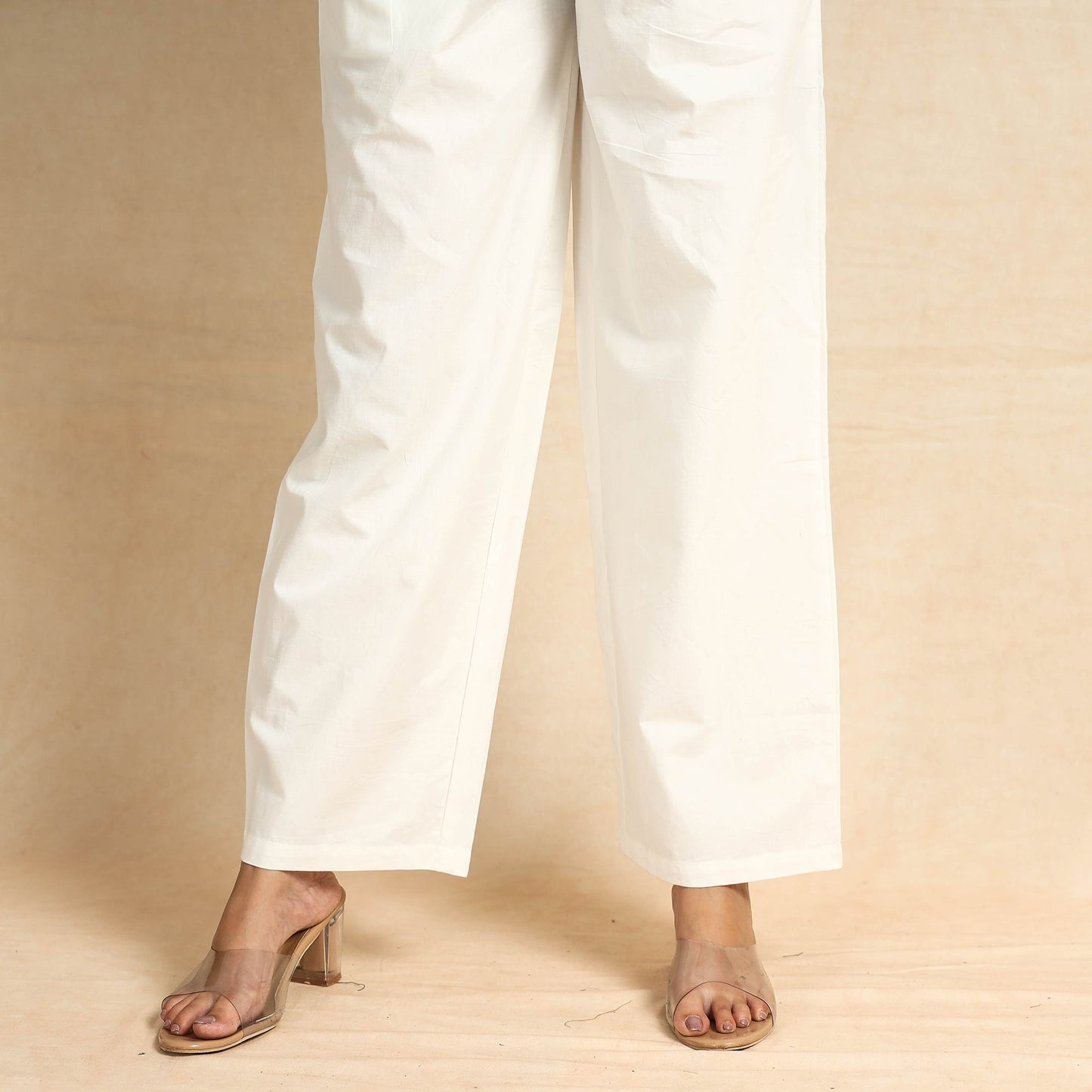Blue Hand Printed Cotton Kaftan & Pyjama Night Suit Set