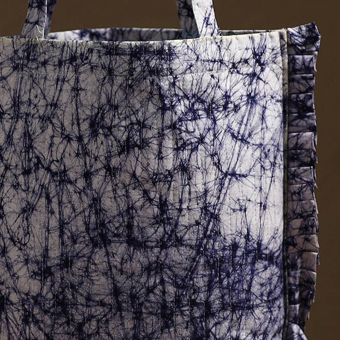 Handcrafted Cotton Frill Jhola Bag