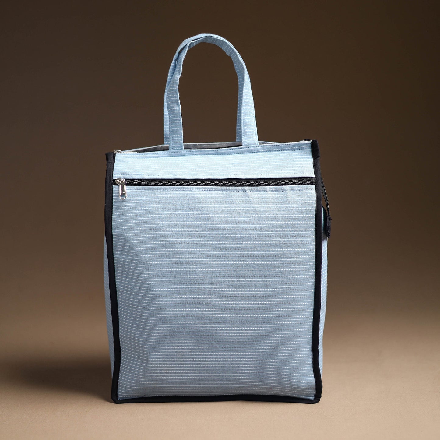 Blue Handcrafted Cotton Shopping Bag 01