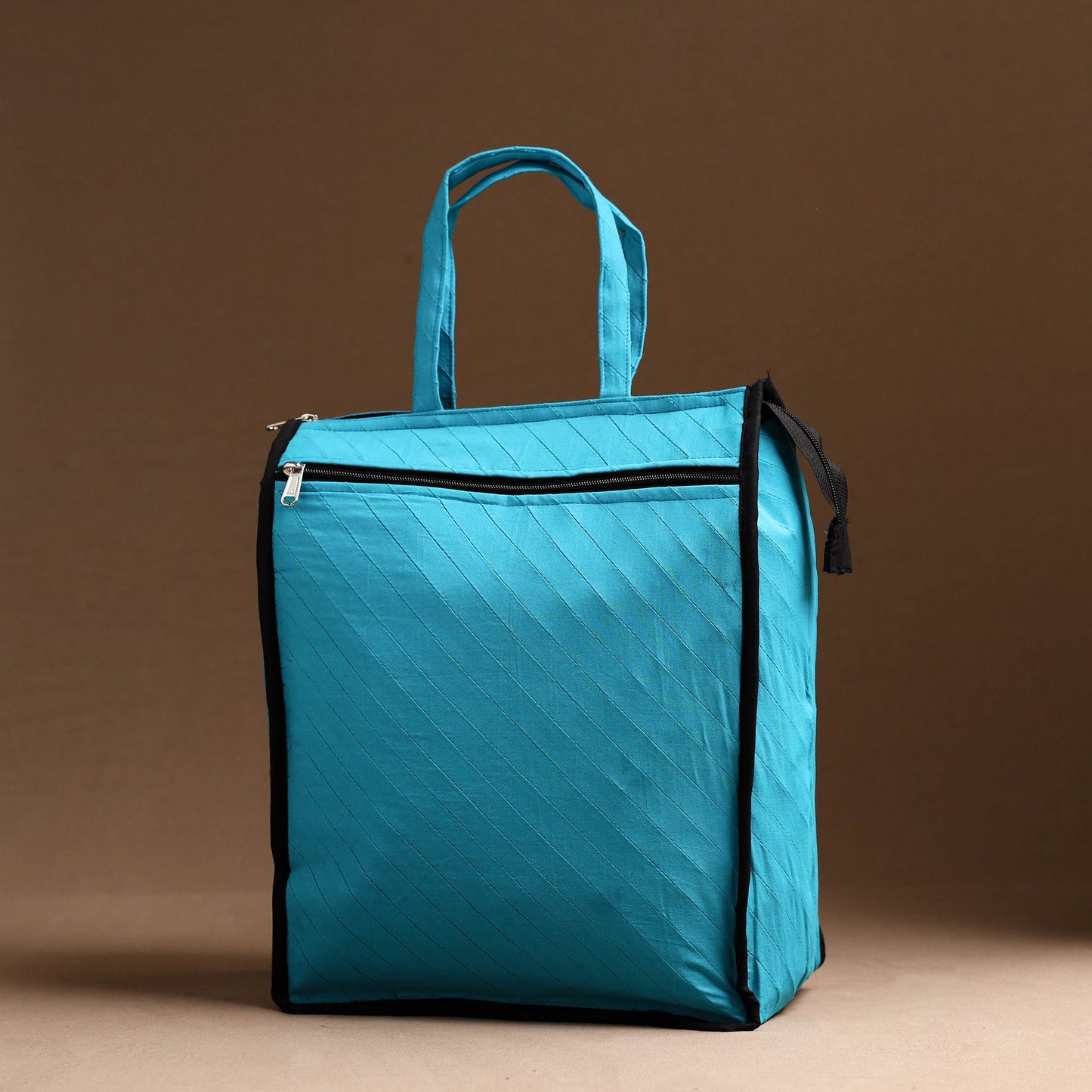 Blue Handcrafted Cotton Shopping Bag 04