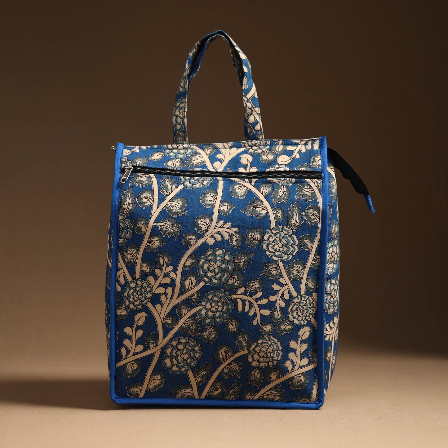 Blue Eco Friendly Handcrafted Cotton Shopping Bag