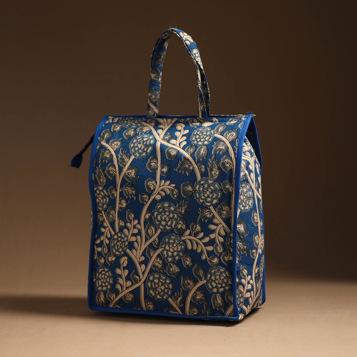 Blue Eco Friendly Handcrafted Cotton Shopping Bag