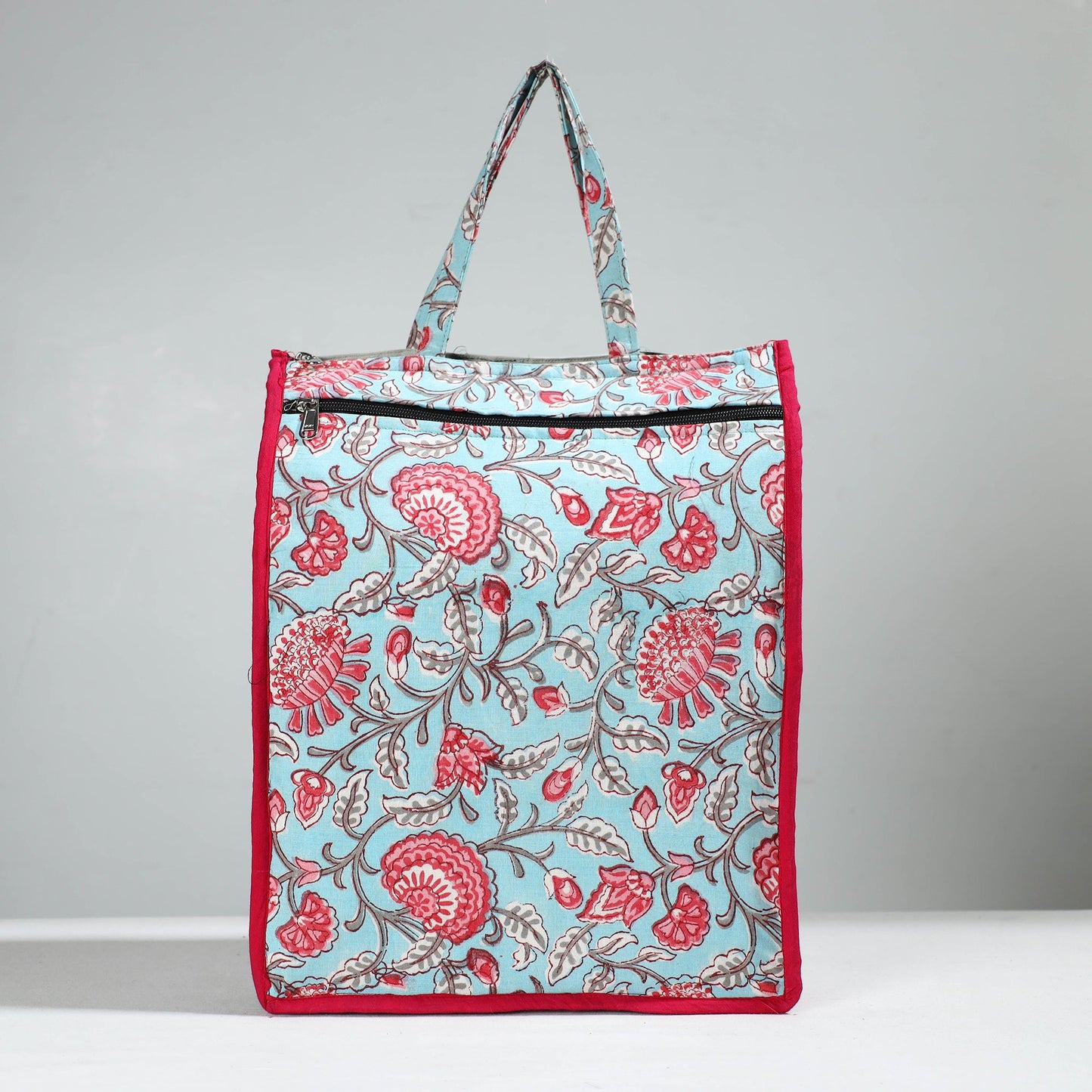 Blue Handcrafted Cotton Shopping Bag 21