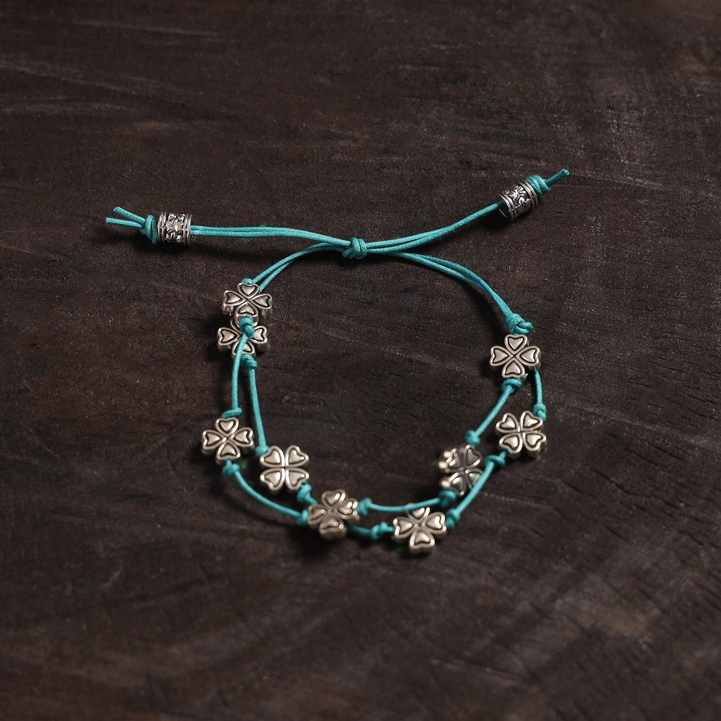 Handcrafted german silver bracelet 04