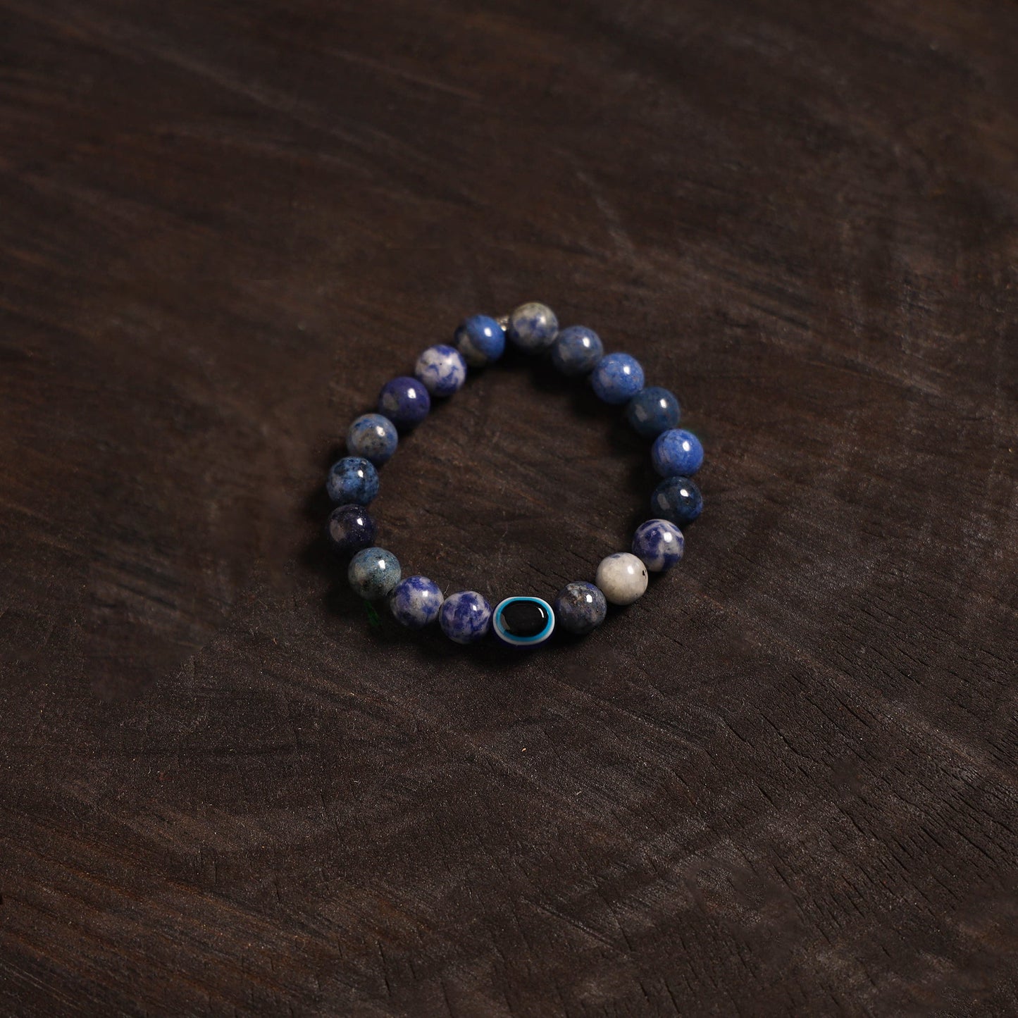 Handcrafted glass stone bracelet 05