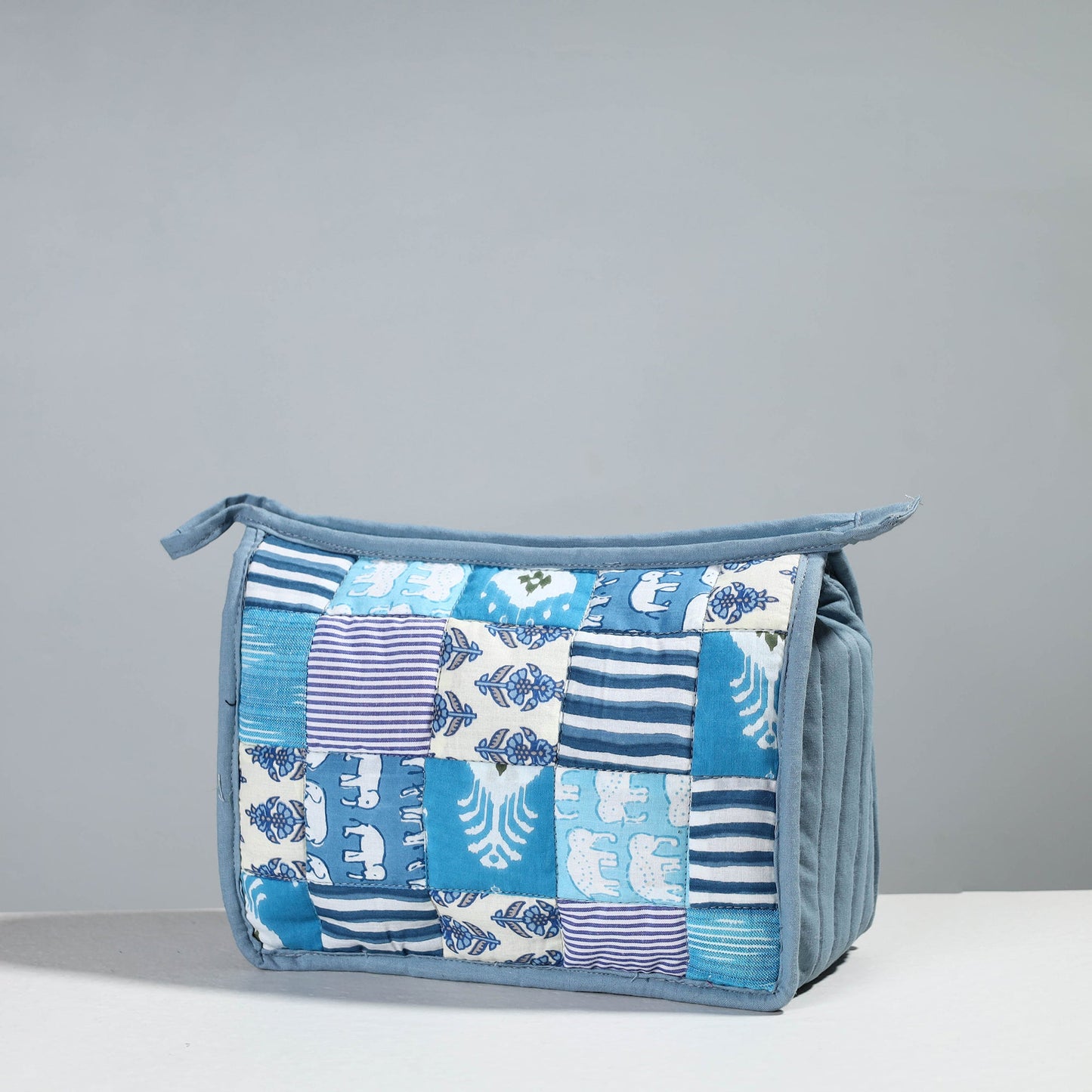 Handcrafted Patchwork Quilted Multipurpose Toiletry Bag