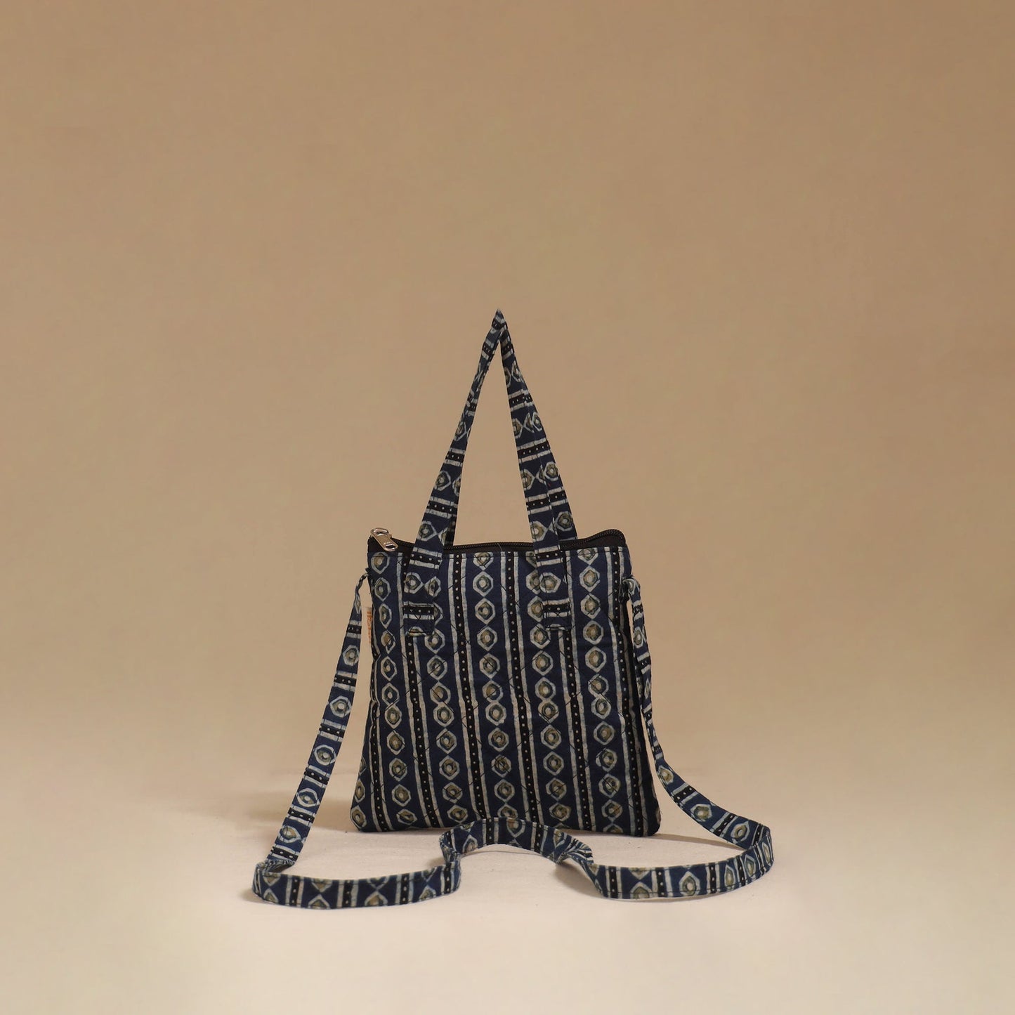 Handcrafted quilted sling bag 01